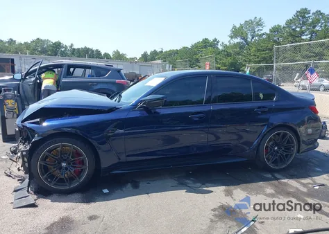 2022 BMW M3 Competition xDrive z USA, uszkodzony, nr VIN WBS43AY0XNFL82022